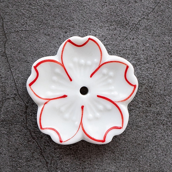 PandaHall Porcelain Incense Burners, Flower Incense Holders, Home Office Teahouse Zen Buddhist Supplies, Red, 45x10mm Porcelain Flower Red 
PandaHall Porcelain Incense Burners, Flower Incense Holders, Home Office Teahouse Zen Buddhist Supplies, Red, 45x10mm Porcelain Flower Red