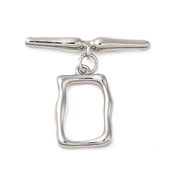 PandaHall Brass Toggle Clasps, Rectangle, Real Platinum Plated, Rectangle: 19.5x13x3mm, Hole: 1.6mm; Bar: 28x5.5x3.5mm, Hole: 1.6mm Brass...
PandaHall Brass Toggle Clasps, Rectangle, Real Platinum Plated, Rectangle: 19.5x13x3mm, Hole: 1.6mm; Bar: 28x5.5x3.5mm, Hole: 1.6mm Brass...