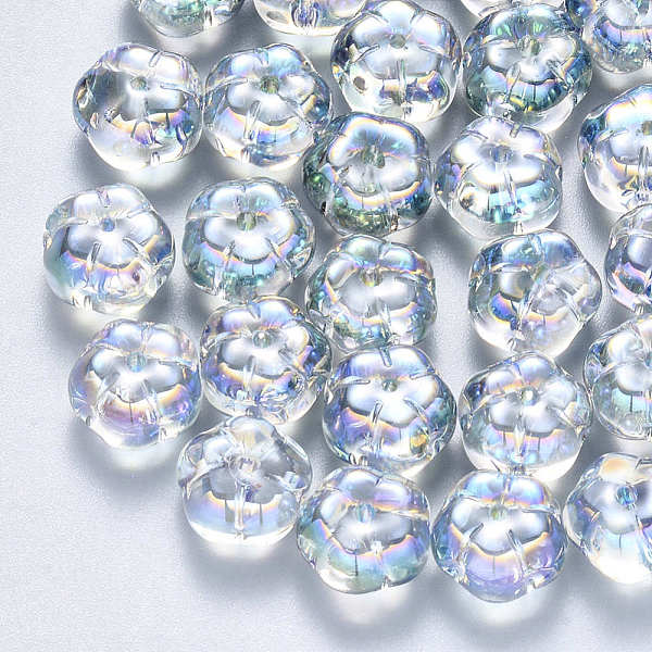 PandaHall Transparent Spray Painted Glass Beads, Flower, Clear, 9.5x9.5x6.5mm, Hole: 1.2mm Glass Flower Clear
PandaHall Transparent Spray Painted Glass Beads, Flower, Clear, 9.5x9.5x6.5mm, Hole: 1.2mm Glass Flower Clear