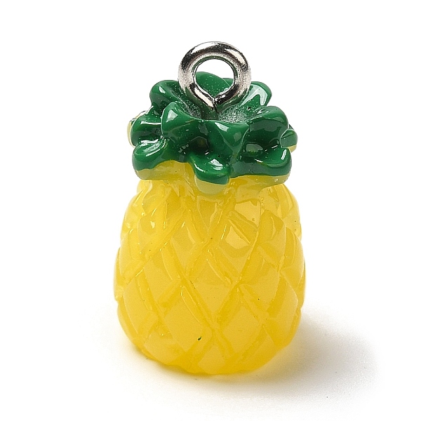 PandaHall Opaque Resin Pendants, Pineapple Charms with Platinum Plated Iron Loops, Yellow, 22x12x11mm, Hole: 2mm Iron+Resin Fruit Yellow
PandaHall Opaque Resin Pendants, Pineapple Charms with Platinum Plated Iron Loops, Yellow, 22x12x11mm, Hole: 2mm Iron+Resin Fruit Yellow