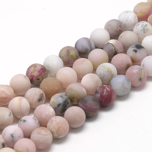 PandaHall Natural Pink Opal Beads Strands, Frosted, Round, 4mm, Hole: 1mm, about 84~90pcs/strand, 15.1 inch Pink Opal Round
PandaHall Natural Pink Opal Beads Strands, Frosted, Round, 4mm, Hole: 1mm, about 84~90pcs/strand, 15.1 inch Pink Opal Round
