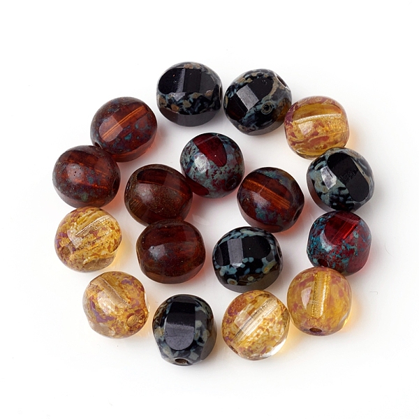 PandaHall Retro Czech Glass Beads, Faceted, Round, Mixed Color, 8x8mm, Hole: 1.2mm, about 120pcs/bag Czech Glass Round Multicolor
PandaHall Retro Czech Glass Beads, Faceted, Round, Mixed Color, 8x8mm, Hole: 1.2mm, about 120pcs/bag Czech Glass Round Multicolor