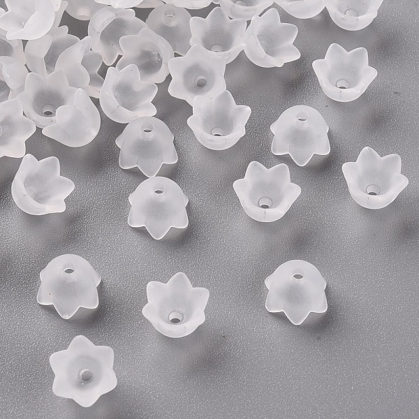 PandaHall Transparent Acrylic Beads Caps, Tulip Flower, Lily of the Valley, Frosted, Clear, 10x6mm, Hole: 1.5mm, about 2100pcs/500g Acrylic...
PandaHall Transparent Acrylic Beads Caps, Tulip Flower, Lily of the Valley, Frosted, Clear, 10x6mm, Hole: 1.5mm, about 2100pcs/500g Acrylic...