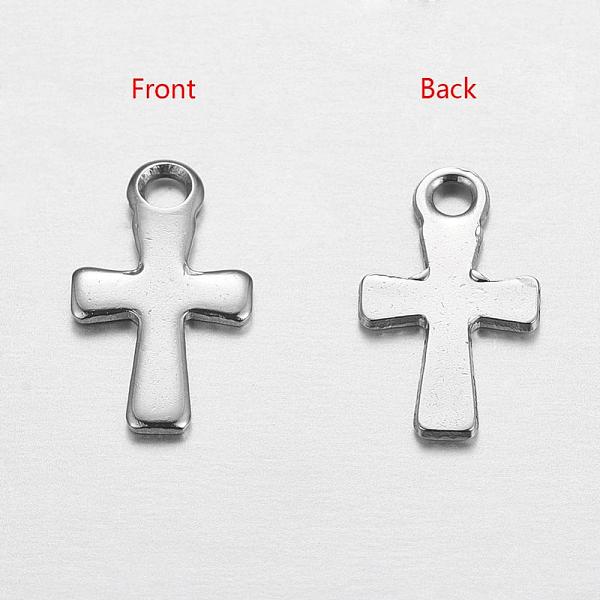 PandaHall 201 Stainless Steel Tiny Cross Charms, Stainless Steel Color, 12x7x1mm, Hole: 1.5mm 201 Stainless Steel Cross
PandaHall 201 Stainless Steel Tiny Cross Charms, Stainless Steel Color, 12x7x1mm, Hole: 1.5mm 201 Stainless Steel Cross
