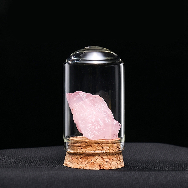 PandaHall Raw Natural Rose Quartz Nuggets Ornaments, Glass & Wood Bell Jars Mineral Specimens Statues for Home Desktop Feng Shui Decoration...
PandaHall Raw Natural Rose Quartz Nuggets Ornaments, Glass & Wood Bell Jars Mineral Specimens Statues for Home Desktop Feng Shui Decoration...