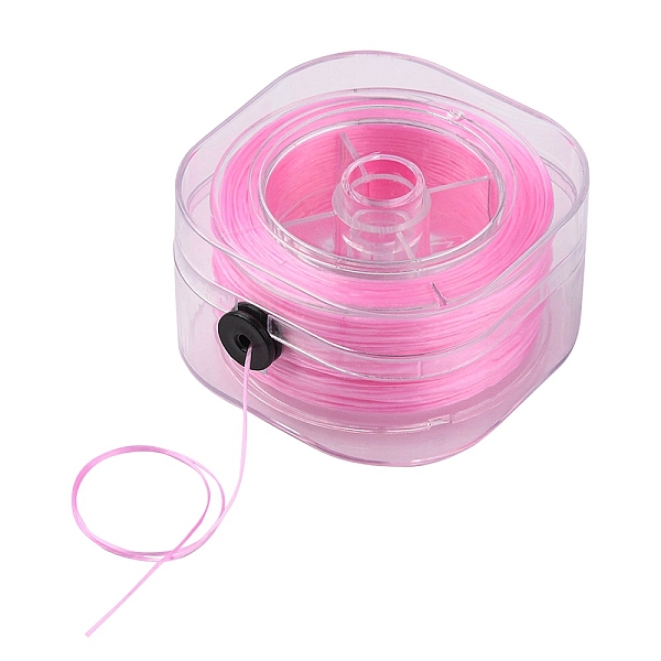 PandaHall Round Elastic Crystal String, Elastic Beading Thread, for Stretch Bracelet Making, Pink, 0.8mm, about 98.43 Yards(90m)/Box Spandex...
PandaHall Round Elastic Crystal String, Elastic Beading Thread, for Stretch Bracelet Making, Pink, 0.8mm, about 98.43 Yards(90m)/Box Spandex...