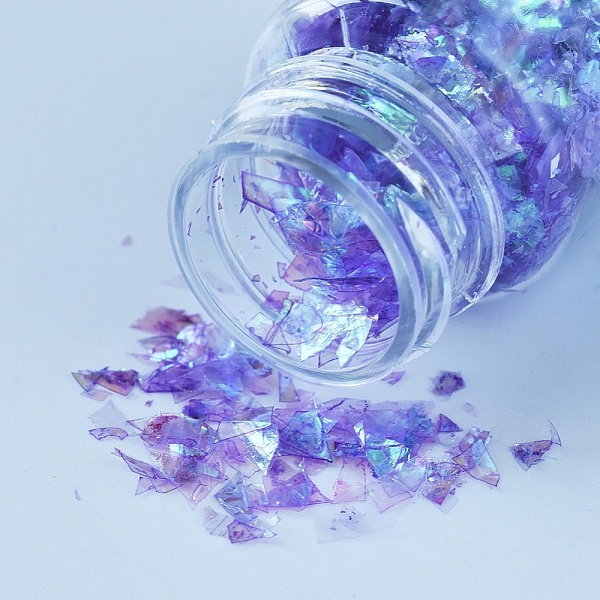 PandaHall Plastic Candy Sequins/Paillette Chip, UV Resin Filler, for Epoxy Resin Jewelry Making, Medium Slate Blue, 3~25x2.8~6.5mm Plastic..., Purple
PandaHall Plastic Candy Sequins/Paillette Chip, UV Resin Filler, for Epoxy Resin Jewelry Making, Medium Slate Blue, 3~25x2.8~6.5mm Plastic..., Purple