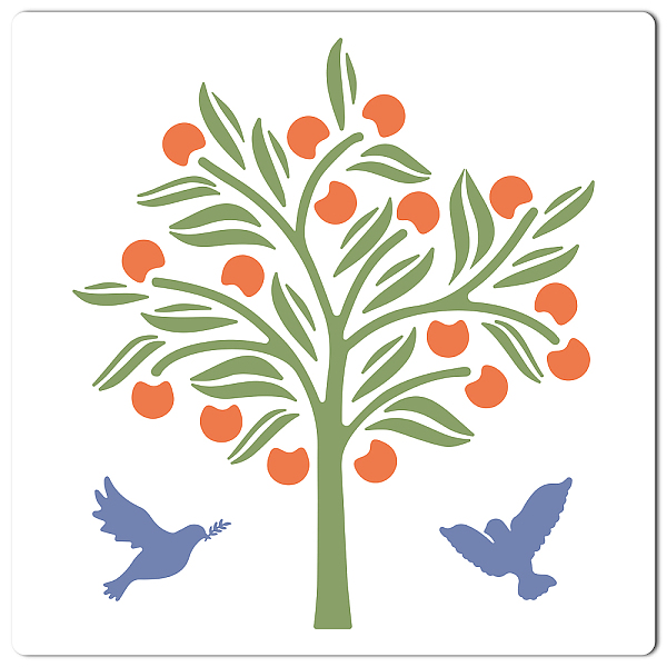 PandaHall GORGECRAFT 30×30cm Tree of Life Stencil Bird Template Large Reusable Sign Square Furniture Plastic Stencils for Painting on Wood...
PandaHall GORGECRAFT 30×30cm Tree of Life Stencil Bird Template Large Reusable Sign Square Furniture Plastic Stencils for Painting on Wood...