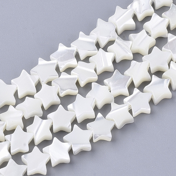 PandaHall Natural Trochid Shell/Trochus Shell Beads Strands, Star, Creamy White, 6.5x7x2.5~3mm, Hole: 1mm, about 62~71pcs/Strand, 14.57...
PandaHall Natural Trochid Shell/Trochus Shell Beads Strands, Star, Creamy White, 6.5x7x2.5~3mm, Hole: 1mm, about 62~71pcs/Strand, 14.57...