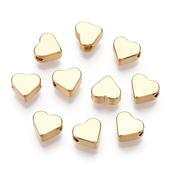 PandaHall Brass Beads, Long-Lasting Plated, Heart, Real 14K Gold Plated, 6x7x3mm, Hole: 1.8mm Brass Heart
PandaHall Brass Beads, Long-Lasting Plated, Heart, Real 14K Gold Plated, 6x7x3mm, Hole: 1.8mm Brass Heart