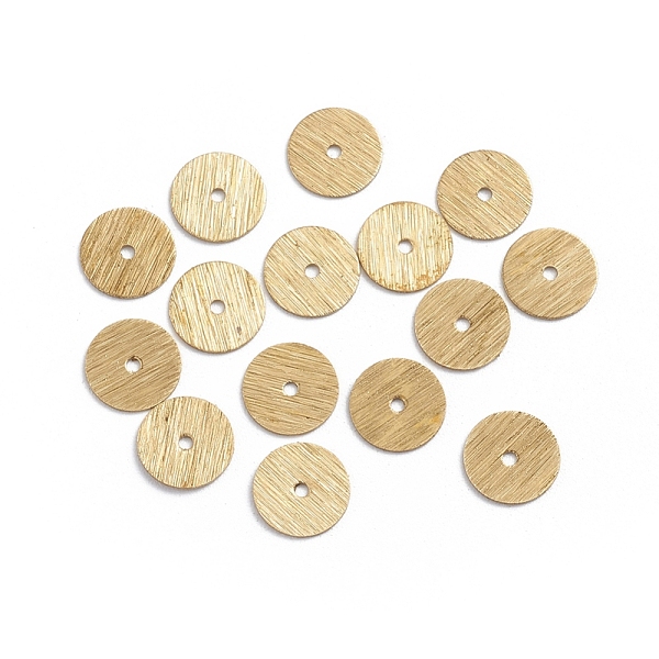 PandaHall Brass Spacer Beads, Long-Lasting Plated, Heishi Beads, Disc, Golden, 8x0.5mm, Hole: 1.2mm Brass Disc
PandaHall Brass Spacer Beads, Long-Lasting Plated, Heishi Beads, Disc, Golden, 8x0.5mm, Hole: 1.2mm Brass Disc