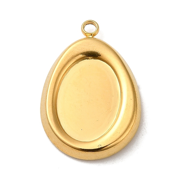 PandaHall 304 Stainless Steel Pendant Cabochon Settings For Enamel, Golden, Egg, Tray: 14x10mm, 23.5x16x3mm, Hole: 2mm 304 Stainless Steel...
PandaHall 304 Stainless Steel Pendant Cabochon Settings For Enamel, Golden, Egg, Tray: 14x10mm, 23.5x16x3mm, Hole: 2mm 304 Stainless Steel...