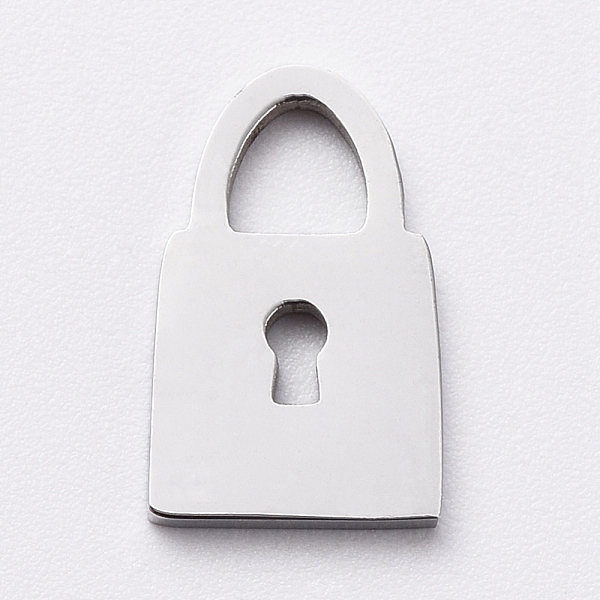 PandaHall 304 Stainless Steel Charms, Cut-Out, Manual Polishing, Hollow, Lock, Stainless Steel Color, 10x6x1mm, Hole: 3x3mm 304 Stainless...
PandaHall 304 Stainless Steel Charms, Cut-Out, Manual Polishing, Hollow, Lock, Stainless Steel Color, 10x6x1mm, Hole: 3x3mm 304 Stainless...