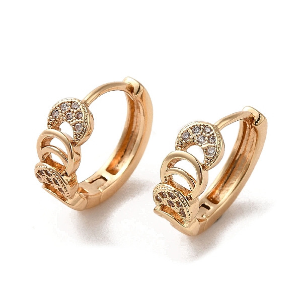 PandaHall Brass Micro Pave Cubic Zirconia Hoop Earring, Hollow Moon, Light Gold, 15x5mm Cubic Zirconia Moon Clear
PandaHall Brass Micro Pave Cubic Zirconia Hoop Earring, Hollow Moon, Light Gold, 15x5mm Cubic Zirconia Moon Clear