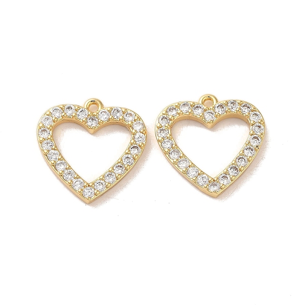 PandaHall Brass Micro Pave Cubic Zirconia Pendants, Heart, Real 18K Gold Plated, 18x18x2.5mm, Hole: 1.2mm Brass+Cubic Zirconia Heart Clear
PandaHall Brass Micro Pave Cubic Zirconia Pendants, Heart, Real 18K Gold Plated, 18x18x2.5mm, Hole: 1.2mm Brass+Cubic Zirconia Heart Clear