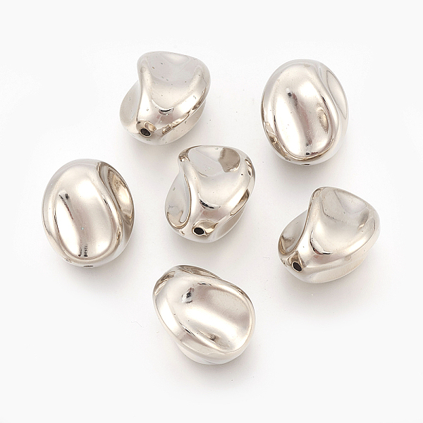 PandaHall CCB Plastic Beads, Nuggets, Platinum, 23x20~22mm, Hole: 2mm Plastic Nuggets
PandaHall CCB Plastic Beads, Nuggets, Platinum, 23x20~22mm, Hole: 2mm Plastic Nuggets