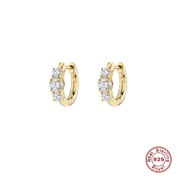 PandaHall Real 18K Gold Plated 925 Sterling Silver Micro Pave Cubic Zirconia Hoop Earrings, Clear, 10.6mm Sterling Silver Ring Clear
PandaHall Real 18K Gold Plated 925 Sterling Silver Micro Pave Cubic Zirconia Hoop Earrings, Clear, 10.6mm Sterling Silver Ring Clear