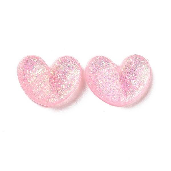 PandaHall Translucent Resin Cabochons, with Glitter Powder, Heart, Pink, 15.5x20x6mm Resin Heart Pink
PandaHall Translucent Resin Cabochons, with Glitter Powder, Heart, Pink, 15.5x20x6mm Resin Heart Pink