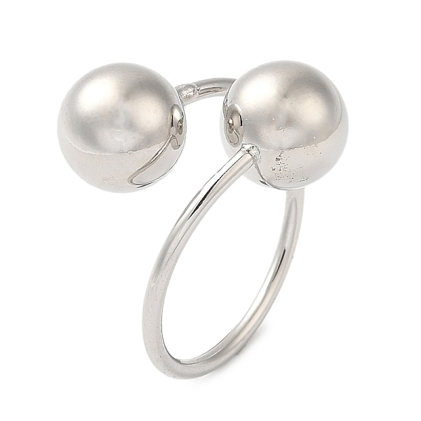 PandaHall Rack Plating Brass Round Ball Cuff Rings, Cadmium Free & Lead Free, Long-Lasting Plated, Platinum, Inner Diameter: 20mm Brass Ring
PandaHall Rack Plating Brass Round Ball Cuff Rings, Cadmium Free & Lead Free, Long-Lasting Plated, Platinum, Inner Diameter: 20mm Brass Ring