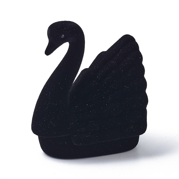 PandaHall Velvet Ring Boxes, with Plastic and Rhinestone, Swan, Beige, 5.85x5.2x7.25cm Velvet Other Animal Yellow
PandaHall Velvet Ring Boxes, with Plastic and Rhinestone, Swan, Beige, 5.85x5.2x7.25cm Velvet Other Animal Yellow