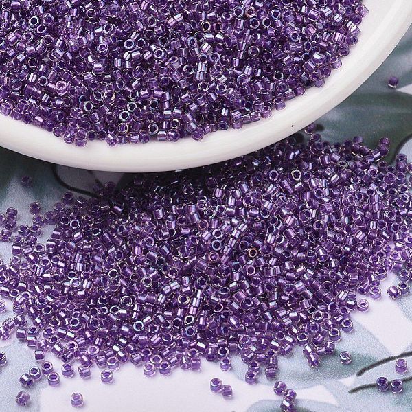 PandaHall MIYUKI Delica Beads, Cylinder, Japanese Seed Beads, 11/0, (DB1754) Sparkling Purple Lined Crystal AB, 1.3x1.6mm, Hole: 0.8mm...
PandaHall MIYUKI Delica Beads, Cylinder, Japanese Seed Beads, 11/0, (DB1754) Sparkling Purple Lined Crystal AB, 1.3x1.6mm, Hole: 0.8mm...