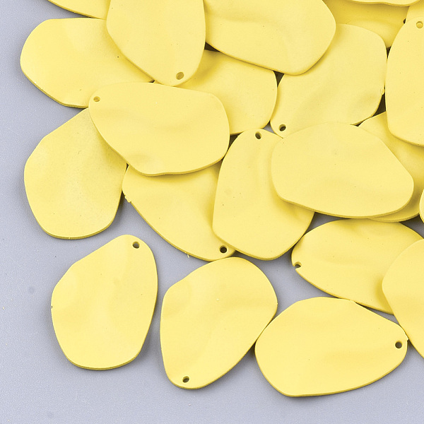 PandaHall Spray Painted Iron Pendants, Yellow, 25.5x17.5x2mm, Hole: 1mm Iron Others Yellow
PandaHall Spray Painted Iron Pendants, Yellow, 25.5x17.5x2mm, Hole: 1mm Iron Others Yellow