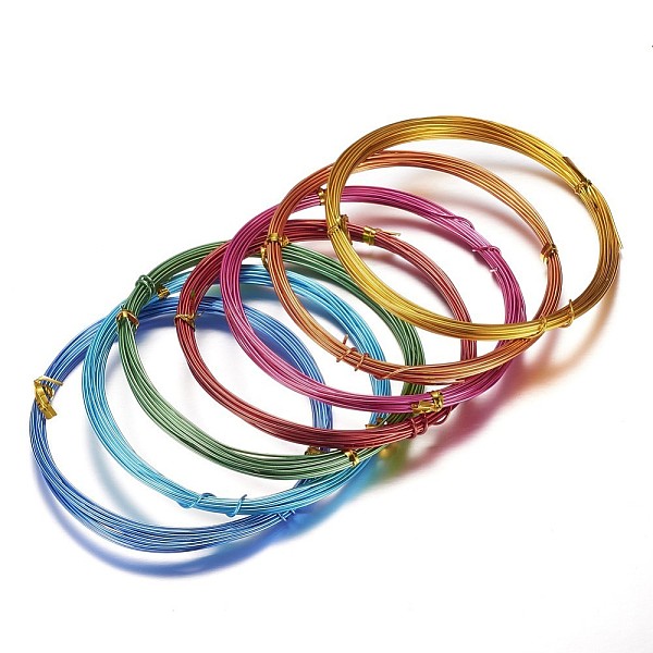 PandaHall Round Aluminum Craft Wire, for DIY Arts and Craft Projects, Mixed Color, 12 Gauge, 2mm, 5m/roll(16.4 Feet/roll) Aluminum Round..., Multicolor
PandaHall Round Aluminum Craft Wire, for DIY Arts and Craft Projects, Mixed Color, 12 Gauge, 2mm, 5m/roll(16.4 Feet/roll) Aluminum Round..., Multicolor