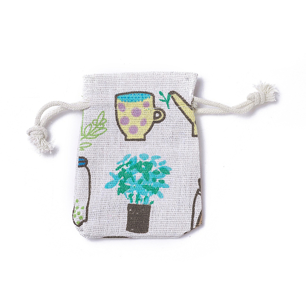 PandaHall Burlap Packing Pouches, Drawstring Bags, Rectangle with Cherry Pattern, Colorful, 8.7~9x7~7.2cm Burlap
PandaHall Burlap Packing Pouches, Drawstring Bags, Rectangle with Cherry Pattern, Colorful, 8.7~9x7~7.2cm Burlap