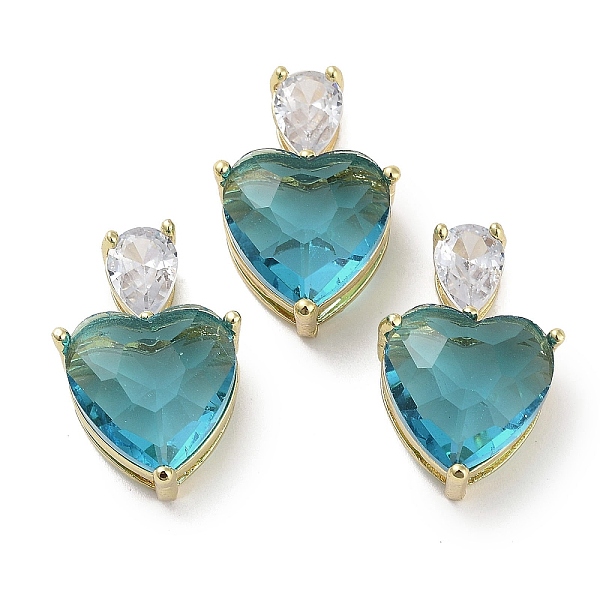 PandaHall Real 18K Gold Plated Rack Plating Brass Micro Pave Cubic Zirconia Pendants, with Glass, Long-Lasting Plated, Cadmium Free & Lead..., Green
PandaHall Real 18K Gold Plated Rack Plating Brass Micro Pave Cubic Zirconia Pendants, with Glass, Long-Lasting Plated, Cadmium Free & Lead..., Green