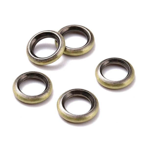 PandaHall European Style Brass Beads, Large Hole Beads, Cadmium Free & Lead Free, Ring, Brushed Antique Bronze, 9.5x2mm, Hole: 6mm Brass...
PandaHall European Style Brass Beads, Large Hole Beads, Cadmium Free & Lead Free, Ring, Brushed Antique Bronze, 9.5x2mm, Hole: 6mm Brass...