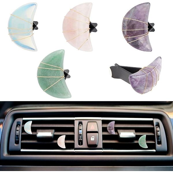PandaHall OLYCRAFT 4pcs Moon Natural Stone Car Air Vent Clips Gemstone Car Vent Clips Quartz Crystals Car Vent Clips Moon Stones Car...
PandaHall OLYCRAFT 4pcs Moon Natural Stone Car Air Vent Clips Gemstone Car Vent Clips Quartz Crystals Car Vent Clips Moon Stones Car...