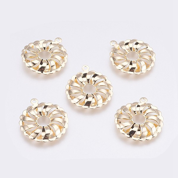 PandaHall Brass Pendants, Long-Lasting Plated, Donut, Nickel Free, Real 18K Gold Plated, 29.5x26x3.8mm, Hole: 1.8mm Brass Donut
PandaHall Brass Pendants, Long-Lasting Plated, Donut, Nickel Free, Real 18K Gold Plated, 29.5x26x3.8mm, Hole: 1.8mm Brass Donut