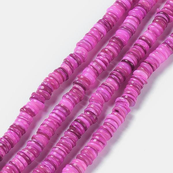PandaHall Natural Freshwater Shell Beads Strands, Dyed, Heishi Beads, Flat Round/Disc, Orchid, 8~8.5x1~3mm, Hole: 1mm, about..., Purple
PandaHall Natural Freshwater Shell Beads Strands, Dyed, Heishi Beads, Flat Round/Disc, Orchid, 8~8.5x1~3mm, Hole: 1mm, about..., Purple