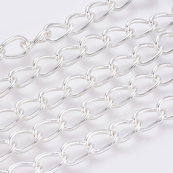 PandaHall Iron Twisted Chains, Unwelded, with Spool, Oval, Silver, 14.5x10x1.6mm, about 164.04 Feet(50m)/roll Iron
PandaHall Iron Twisted Chains, Unwelded, with Spool, Oval, Silver, 14.5x10x1.6mm, about 164.04 Feet(50m)/roll Iron