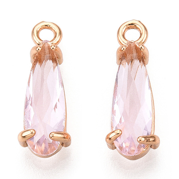 PandaHall Faceted Glass Pendants, with Golden Tone Brass Open Back Settings, Teardrop, Flamingo, 14.5x4.5x4mm, Hole: 1.2mm Brass+Glass..., Pink
PandaHall Faceted Glass Pendants, with Golden Tone Brass Open Back Settings, Teardrop, Flamingo, 14.5x4.5x4mm, Hole: 1.2mm Brass+Glass..., Pink