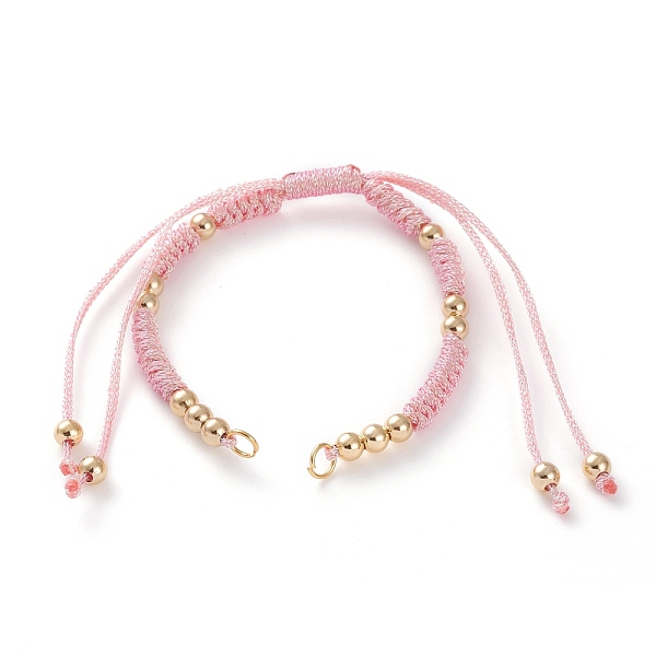 PandaHall Adjustable Polyester Braided Cord Bracelet Making, with Metallic Cord, Brass Beads, 304 Stainless Steel Jump Rings, Pearl Pink...
PandaHall Adjustable Polyester Braided Cord Bracelet Making, with Metallic Cord, Brass Beads, 304 Stainless Steel Jump Rings, Pearl Pink...
