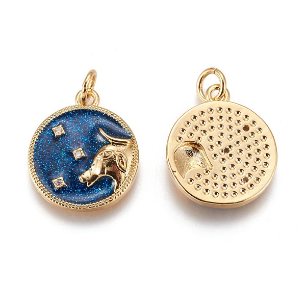 PandaHall Alloy Enamel Pendants, Cadmium Free & Lead Free, 12 Constellations, Golden, Taurus, 17x14x2mm, Hole: 3mm Alloy Taurus
PandaHall Alloy Enamel Pendants, Cadmium Free & Lead Free, 12 Constellations, Golden, Taurus, 17x14x2mm, Hole: 3mm Alloy Taurus