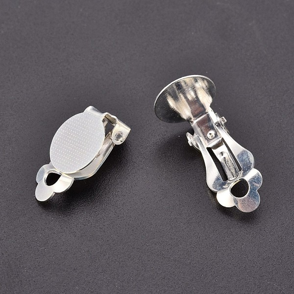 PandaHall Brass Blank Base Clip-on Earring Cabochon Setting, with Round Flat Pad, for Non-Pierced Ears, Silver Color Plated, Flat Round Tray...
PandaHall Brass Blank Base Clip-on Earring Cabochon Setting, with Round Flat Pad, for Non-Pierced Ears, Silver Color Plated, Flat Round Tray...