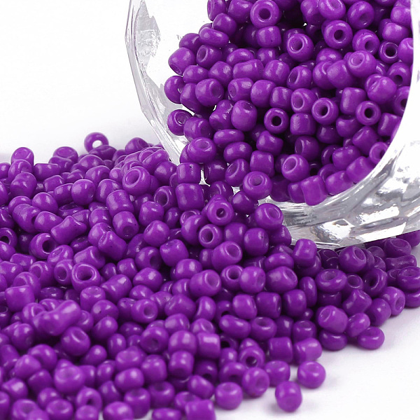 PandaHall Baking Paint Glass Seed Beads, Medium Orchid, 12/0, 1.5~2mm, Hole: 0.5~1mm, about 30000pcs/bag Glass Purple
PandaHall Baking Paint Glass Seed Beads, Medium Orchid, 12/0, 1.5~2mm, Hole: 0.5~1mm, about 30000pcs/bag Glass Purple