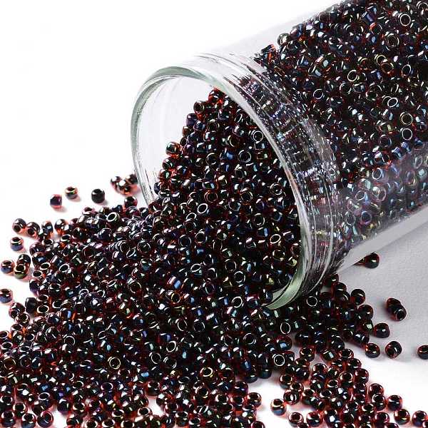 PandaHall TOHO Round Seed Beads, Japanese Seed Beads, (400) Black Lined Dark Ruby Luster, 15/0, 1.5mm, Hole: 0.7mm, about 3000pcs/bottle...
PandaHall TOHO Round Seed Beads, Japanese Seed Beads, (400) Black Lined Dark Ruby Luster, 15/0, 1.5mm, Hole: 0.7mm, about 3000pcs/bottle...
