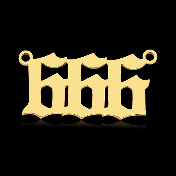 PandaHall 201 Stainless Steel Pendants, Number, Real 18K Gold Plated, Num.6, 12~14x18~26x1mm, Hole: 1.4mm 201 Stainless Steel Number
PandaHall 201 Stainless Steel Pendants, Number, Real 18K Gold Plated, Num.6, 12~14x18~26x1mm, Hole: 1.4mm 201 Stainless Steel Number