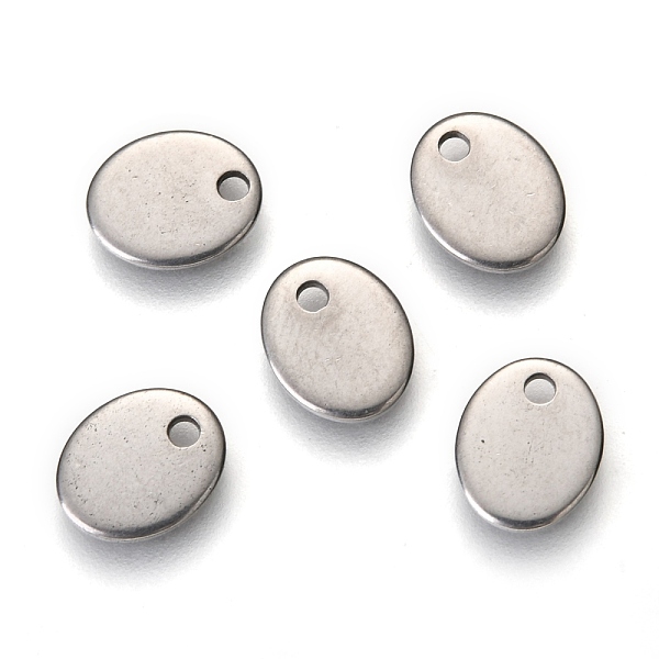PandaHall 304 Stainless Steel Chain Extender Drop, Stamping Blank Tag, Oval, Stainless Steel Color, 9x7x1mm, Hole: 1.5mm 304 Stainless Steel...
PandaHall 304 Stainless Steel Chain Extender Drop, Stamping Blank Tag, Oval, Stainless Steel Color, 9x7x1mm, Hole: 1.5mm 304 Stainless Steel...