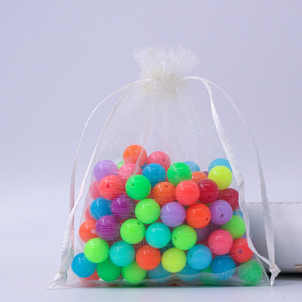 PandaHall Rectangle Organza Drawstring Bags, Ghost White, 10x8cm Organza Rectangle
PandaHall Rectangle Organza Drawstring Bags, Ghost White, 10x8cm Organza Rectangle