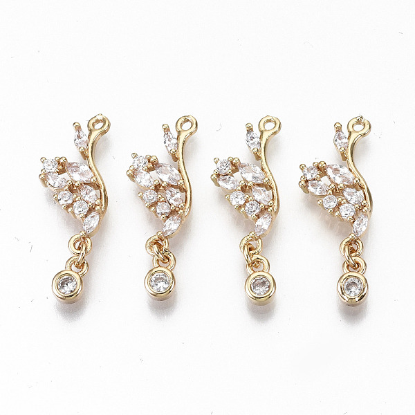 PandaHall Brass Micro Pave Cubic Zirconia Pendants, Light Gold, Long-Lasting Plated, Cadmium Free & Lead Free, Clear, 23x8x2mm, Hole: 1mm...
PandaHall Brass Micro Pave Cubic Zirconia Pendants, Light Gold, Long-Lasting Plated, Cadmium Free & Lead Free, Clear, 23x8x2mm, Hole: 1mm...