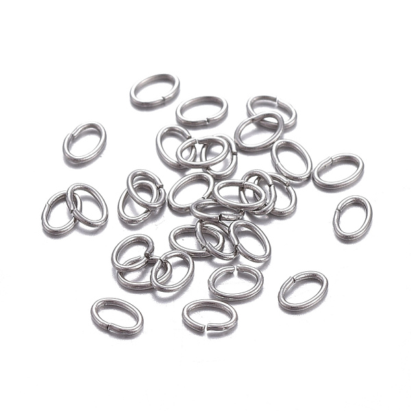 PandaHall 304 Stainless Steel Jump Rings, Open Jump Rings, Oval, Stainless Steel Color, 26 Gauge, 3x2x0.4mm, Inner Diameter: 1x2mm 304...
PandaHall 304 Stainless Steel Jump Rings, Open Jump Rings, Oval, Stainless Steel Color, 26 Gauge, 3x2x0.4mm, Inner Diameter: 1x2mm 304...