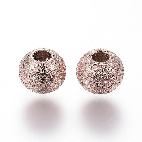 PandaHall Ion Plating(IP) 304 Stainless Steel Textured Beads, Round, Rose Gold, 6x5mm, Hole: 2mm 304 Stainless Steel Round
PandaHall Ion Plating(IP) 304 Stainless Steel Textured Beads, Round, Rose Gold, 6x5mm, Hole: 2mm 304 Stainless Steel Round