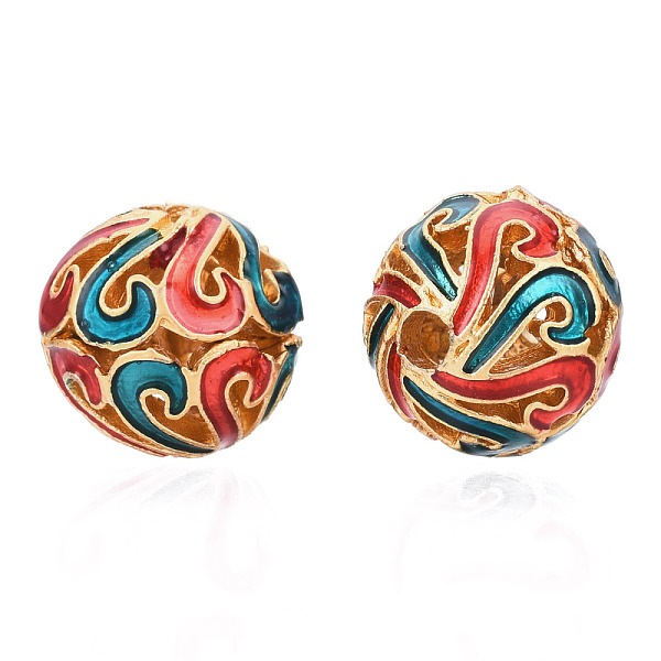 PandaHall Alloy Enamel Beads, Matte Style, Cadmium Free & Lead Free, Round, Red, 10x9.5mm, Hole: 2mm Alloy+Enamel Round Red
PandaHall Alloy Enamel Beads, Matte Style, Cadmium Free & Lead Free, Round, Red, 10x9.5mm, Hole: 2mm Alloy+Enamel Round Red