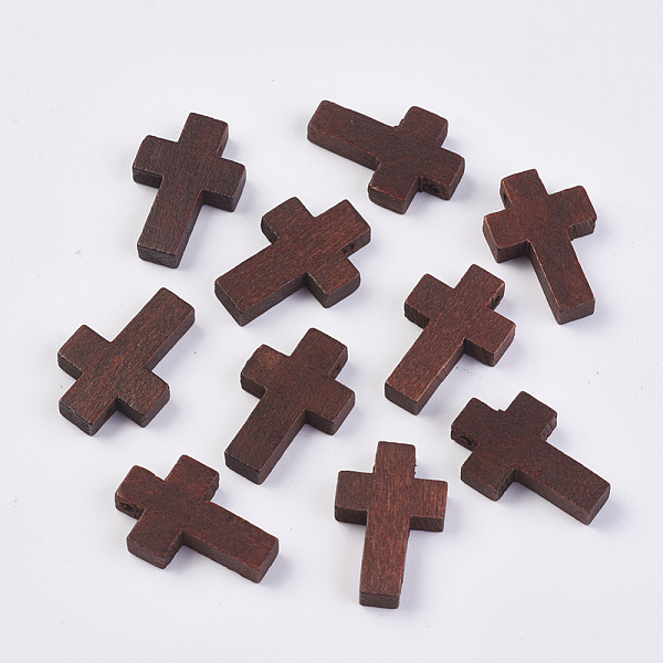 PandaHall Wood Pendants, Dyed, Cross, Coconut Brown, 22x15x4.2mm, Hole: 2mm Wood Cross Brown
PandaHall Wood Pendants, Dyed, Cross, Coconut Brown, 22x15x4.2mm, Hole: 2mm Wood Cross Brown