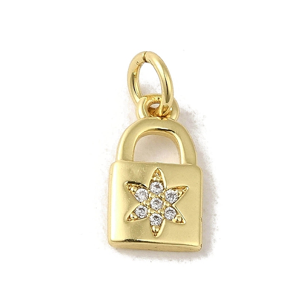 PandaHall Brass Micro Pave Cubic Zirconia Charms, Real 18K Gold Plated, Lock Charms, Clear, 12.5x7x1.5mm, Hole: 3mm Brass+Cubic Zirconia...
PandaHall Brass Micro Pave Cubic Zirconia Charms, Real 18K Gold Plated, Lock Charms, Clear, 12.5x7x1.5mm, Hole: 3mm Brass+Cubic Zirconia...