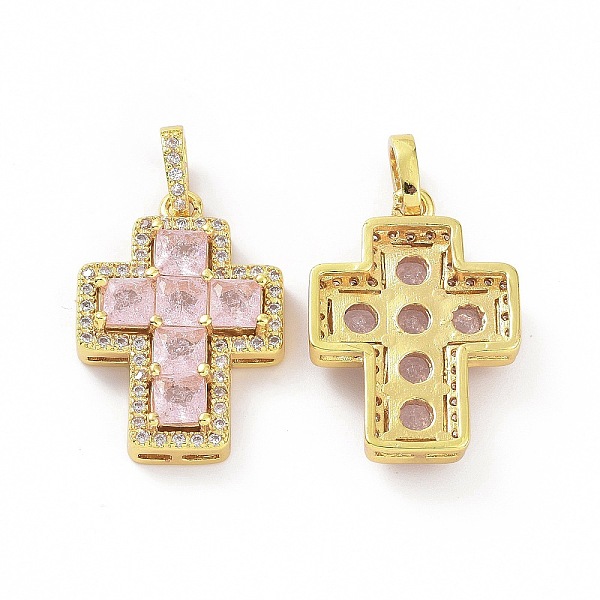 PandaHall Brass Micro Pave Clear Cubic Zirconia Pendants, Cross, Religion, Pearl Pink, 24x17x5mm, Hole: 3.5x5~5.5mm Brass+Cubic Zirconia...
PandaHall Brass Micro Pave Clear Cubic Zirconia Pendants, Cross, Religion, Pearl Pink, 24x17x5mm, Hole: 3.5x5~5.5mm Brass+Cubic Zirconia...